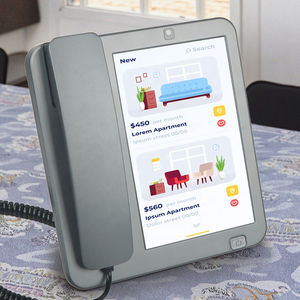 Téléphone fixe intelligent Android avec carte SIM, hotspot WiFi sans fil fixe 4G LTE WCDMA, appels VoLTE, téléphone fixe - Product Image 1