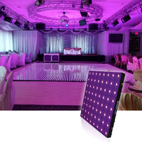 Équipement de scène mobile à led pixels, écran lumineux, vision rvb, utilisé pour piste de danse en vente