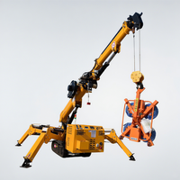 Équipement de levage de verre JCPROTECH 3T 10m Grue araignée hydraulique Mini levage en espace restreint 10,8m au-dessus du sol à vendre