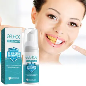 Eelhoe răng làm trắng Mousse chảy máu nướu răng miệng loét răng tính toán sâu răng vàng điều trị Nước súc miệng Nguồn cung cấp