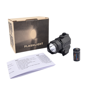 Mini lampe de poche tactique LED à piles en alliage d'aluminium étanche 210lm IP65 à dégagement rapide pour la chasse - Product Image 6