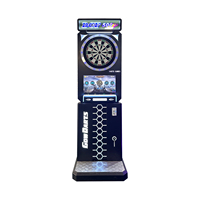 LEON DCF-500 Nouvelle Version Machine de Boxe Électronique à Monnayeur avec Éclairage d'Ambiance en Acier Inoxydable, Idéale pour les Salles de Jeux