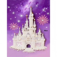 Peinture au perles DIY moderne sur toile 40*50cm, motif floral tournesol, avec cadre, pour débutants - Vente en gros