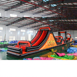 Vente flash : Parcours d'obstacles gonflable Air Ninja Warrior, château gonflable à bas prix, parcours d'obstacles gonflable pour les camps de plein air pour enfants - Product Image 1