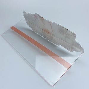 Promoción: Bandeja de exhibición de plástico para supermercado con banderín impreso, innovador expositor de papel oscilante para tiendas minoristas - Product Image 6