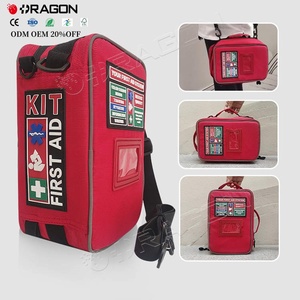 Mochila de primeros auxilios Medical Emt <span class=keywords><strong>First</strong></span> Responder Bag Empty Ems Emergency Home Health Senderismo Trauma Travel Camping - Product Image 3