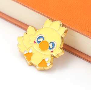 Groothandel Game <span class=keywords><strong>Final</strong></span> <span class=keywords><strong>Fantasy</strong></span> Chocobo Metal Badge Broche Spelden Voor Fans Tas Rugzak Accessoire - Product Image 3