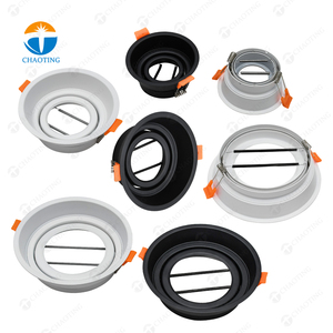 Offre Spéciale Europe plafond projecteur luminaire fer boîtier Mr16 <span class=keywords><strong>ampoule</strong></span> Dimmable Downlight mince Led encastré plafond rond <span class=keywords><strong>Spot</strong></span> vers le bas lumière - Product Image 4