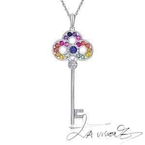 Colgante Unisex de la Serie Counterattack, Aleación Vintage con Incrustaciones de Plata 925, Cristal y Diamantes de Imitación - Product Image 5