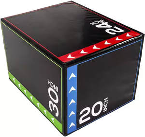 Box Plyometrico Personalizzabile con Logo, Regolabile e Impilabile, 3 in 1 in Morbida Schiuma PVC per Allenamento in Palestra o a Casa - Product Image 2