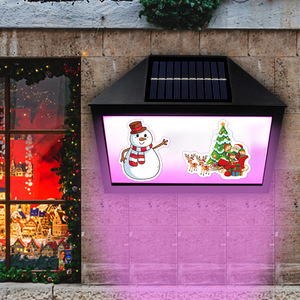 IP65 Solar Powered Waterproof House Numbers RGB <b>Light</b> LED Address <b>Sign</b> Outdoor Lighting Wall Lamp for Home Yard Street Garden - Product Image 4