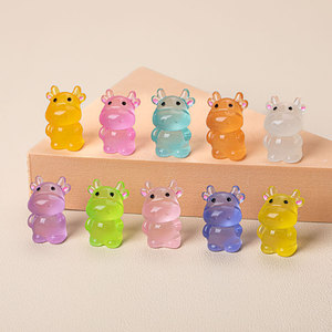 สินค้าขายดี ของตกแต่งเรซิ่น 3 มิติ สีสันสดใส น่ารัก ลายการ์ตูน ของประดับตกแต่งจิ๋ว สำหรับตกแต่งภูมิทัศน์ งานฝีมือ - Product Image 3