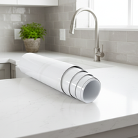 Papier peint en vinyle PVC imperméable géométrique moderne auto-adhésif pour salle de bain et cuisine, amovible, facile à coller, bricolage
