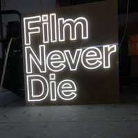 Letrero de Neón Personalizado con Retroiluminación 3D, Letras Luminosas Acrílicas Coloridas para Motivación en el Gimnasio, Arte de Pared para Oficina, Bar, Negocio, Decoración