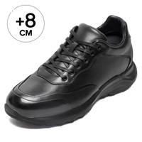 Vente en gros d'usine, baskets pour hommes augmentant la taille de 8 cm, à lacets, légères, respirantes, imperméables, antidérapantes, baskets décontractées