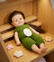 Poupées Reborn Princesse Réalistes et Adorables de 10 Pouces, Corps Entier, Ensemble de Mode, Poupées Nouveau-né Réalistes pour Filles et Garçons