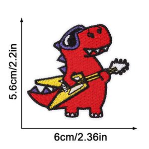 NEW Iron on Children's Eco-Friendly Embroidered Happy Birthday Cute <b>Dinosaur</b> Patch - Product Image 3