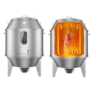 Commerciale doppio acciaio inox carbone arrosto forno di anatra/forno di pollo alla griglia prezzo di fabbrica - Product Image 1