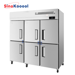 Commercial Kitchen Stainless Steel Air-Cooled Upright Six Door Large Capacity Dual Temperature Frost Refrigerator A1R1870X6 Dual - Product Image 1