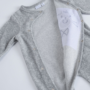 Printemps chaud et automne à manches longues bébé body Animal brodé bébé pyjamas coton bébé barboteuse pour fille et garçon - Product Image 4