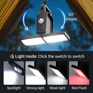 Có thể sạc lại LED năng lượng mặt trời Cắm Trại Ngoài Trời ánh sáng di động chiếu sáng khẩn cấp cho lều làm việc di động cắm trại đèn - Product Image 3