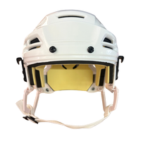 Casque de hockey sur glace pour adulte, combo, 4 tailles S/M/L/XL, matériau PC, sûr, ventilé, pour débutant, avec cage