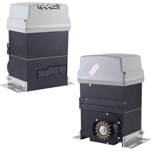 Moteur de portail coulissant hydraulique Faac 1800 kg IP44 en alliage d'aluminium moulé sous pression, design industriel - Product Image 2