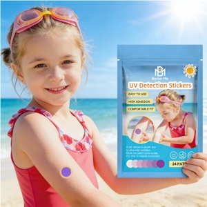 Adesivi OEM/ODM per il rilevamento UV per la protezione solare con tecnologia brevettata di rilevamento SPF, per sapere quando riasciogliare il crema solare - Product Image 1