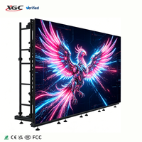 Mur vidéo LED intérieur/extérieur avec écran LED haute luminosité 500*500, pour toile de fond de scène, salon professionnel, conférence et événements en direct