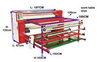 Mesin cetak sublimasi untuk kalender kain poliester mesin cetak tekstil Digital otomatis Motor andal Roll-to-Roll