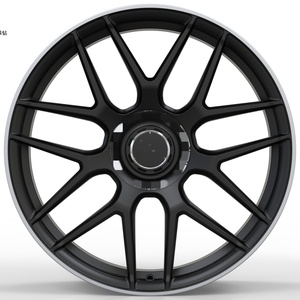 Hot Selling 18-22 Inch Forged Black Red Car <b>Wheels</b> 5X112 for Mercedes AMG GLS63 Passenger New Condition with Bolts Included - Product Image 3
