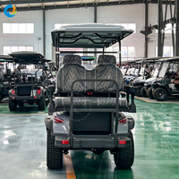 Voiture de golf professionnelle 6 places avec batterie au lithium 72V, prix usine personnalisé pour parcours de golf, complexe hôtelier, aéroport, navette électrique