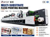 Nouvelle machine d'impression flexographique automatique multi-sous-stratums pour papier auto-adhésif, film, feuille d'aluminium et emballages flexibles