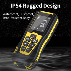 Laser Distance Meter 50/70/100m With Roll <b>Wheel</b> Curved Surface Measurement High Precision Digital Display For Home DIY Use - Product Image 3