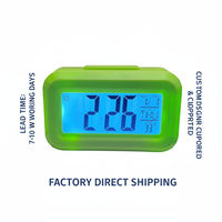 Mini Elektronischer Wecker Countdown-Timer Leuchtende Digitalanzeige Thermometer Kalender Modernes Design Schreibtisch/Tragbar für