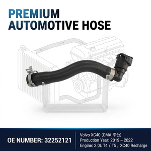 Tuyau de refroidissement de sortie de chauffage CVC en EPDM, référence OE 32252121, neuf, marque HUAPENG, compatible avec <span class=keywords><strong>XC40</strong></span> 2019-2022 T4 <span class=keywords><strong>T5</strong></span>, tuyau de chauffage Recharge - Product Image 2