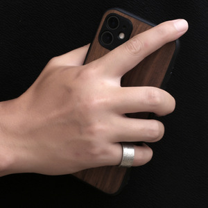 Titanium Steel <b>Ring</b> Men's Geometric Antique Bronze Style Fashion Jewelry SA1137 - Product Image 4