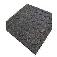Tapis de sol en caoutchouc pour salle de sport de 15 mm, revêtement de sol protecteur, absorption des chocs, carrelage élastique, revêtement de sol pour salle de sport, jardin