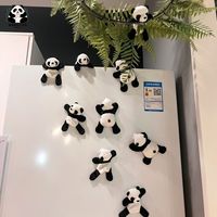 Peluche animal de réfrigérateur magnétique panda mignon