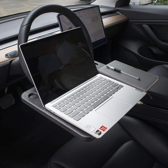 2023 Hot Selling ABS Car Steering Wheel Tray for Writing Laptop Dining Food Drink Work for Tesla Model Y for Mercedes Benz
