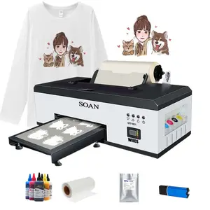 Lower price a3 dtf inkjet printer set heat transfer t-shirt printing machine direct to film printer for T-shirt fabric textiles