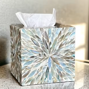 Cubierta de caja de pañuelos de madera Natural de estilo Vintage moderno con diseño de corazón al por mayor para vajilla restaurante utensilios de cocina Vietnam - Product Image 2