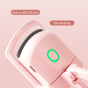 Recourbe-cils rechargeable par USB, chauffe rapidement, température réglable, outil de recourbement des cils portable et longue durée pour la maison et les voyages - Product Image 5