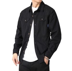 เสื้อแจ็คเก็ตผู้ชายสไตล์ฮ่องกง แขนยาว ปกพับ ติดกระดุ<span class=keywords><strong>ม</strong></span>แถวเดียว ผ้าป๊อปลิน ระบายอากาศได้ดี เป็น<span class=keywords><strong>ม</strong></span>ิตรกับสิ่งแวดล้อ<span class=keywords><strong>ม</strong></span> เห<span class=keywords><strong>ม</strong></span>าะสำหรับฤดูใบไ<span class=keywords><strong>ม</strong></span>้ผลิ - Product Image 2