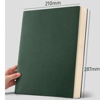 Grand carnet à couverture rigide en cuir A4, super épais, personnalisé, cadeau mignon pour étudiants