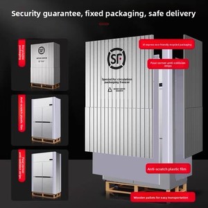 Heavy Duty Double Doors Commercial Refrigerator Double Temperature Air Cooled Upright <b>Freezer</b> for Hotel Restaurant Double-Temper - Product Image 3
