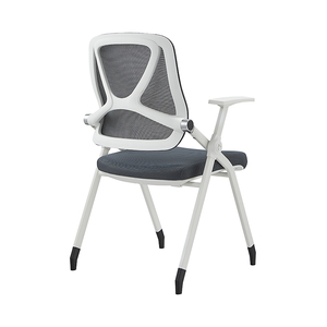 Silla individual elegante para entrenamiento de tareas en casa, silla de oficina ergonómica barata, silla ergonómica de cuero de malla para ordenador - Product Image 4