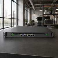 Boîtier de montage en rack pour serveur 2U 4 SFP + 10G 6 Lan 2 * PSU 12e LGA 1700 H610 Pfsense industriel pare-feu Mini PC 2U châssis de montage en rack