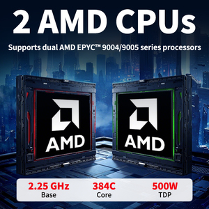 Ordenador servidor en rack 7U de alta velocidad para IA GPU Cloud Computing Virtualización Renderización y servidores de centro de datos de aprendizaje profundo - Product Image 2