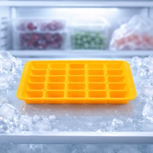 Bac à glaçons en plastique PP multicolore 28,2x14x3,5cm, réutilisable, qualité alimentaire, durable, compatible congélateur, sans BPA, passe au lave-vaisselle, facile à utiliser - Product Image 1